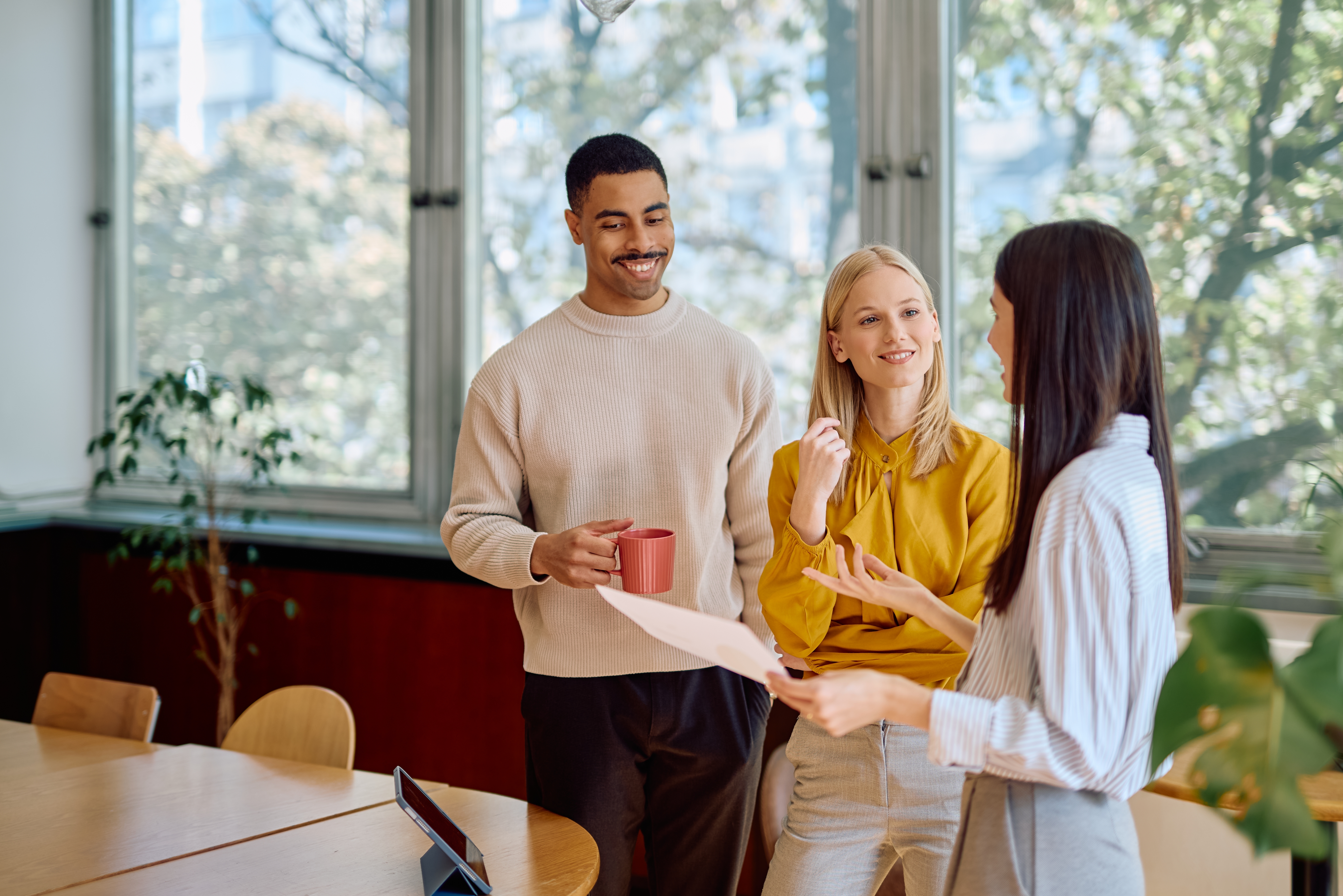 When structure becomes visible